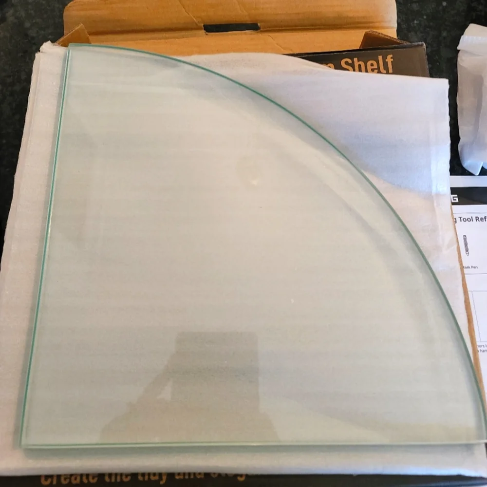 GeekDigg 2-pack glass shower shelves - Picture 6 of 14